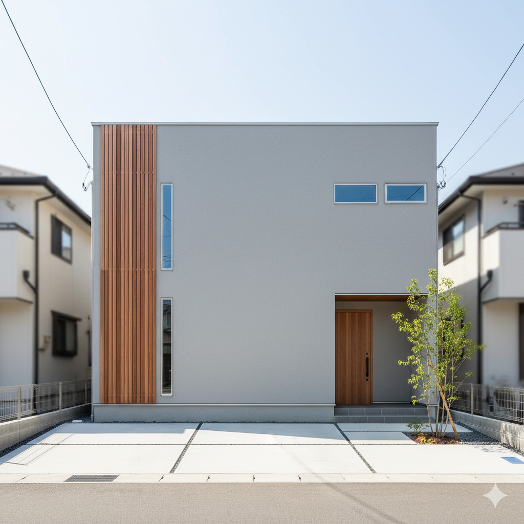 AIが生成した住宅外観CG